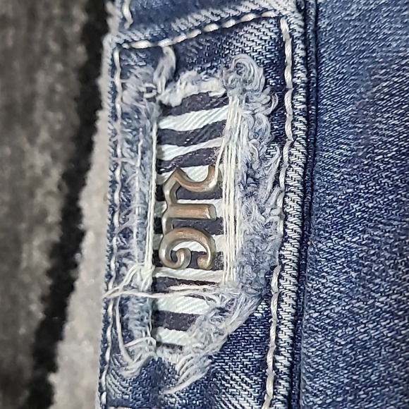 MISS ME DESTRUCTION PATCHWORK MID-RISE SKINNY DENIM JEAN - Picture 12 of 12